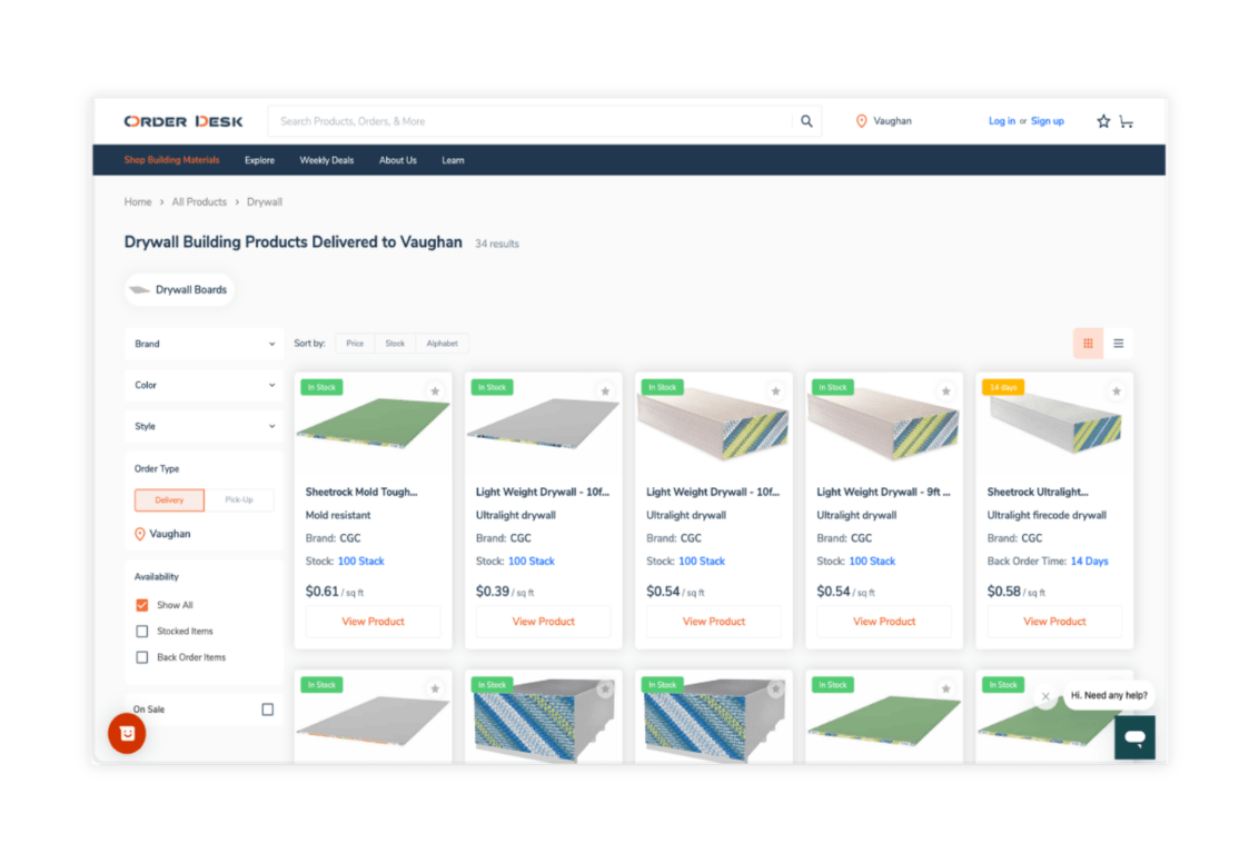 Order Desk screenshot